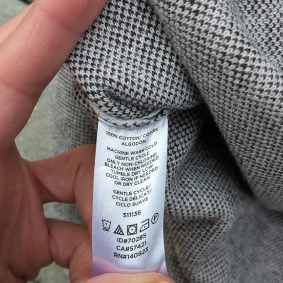 Loft Mock Neck Animal Print Tunic Sweater - Picture 9 of 13